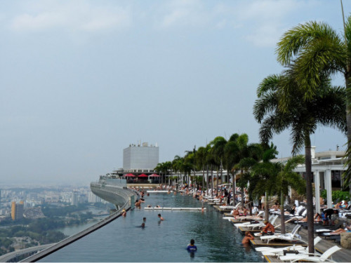 Marina Bay Sands resort pool