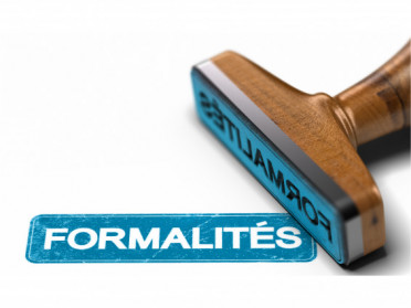Formalités administratives