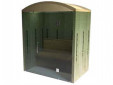 Steam room - Deltaboard round roof glass side