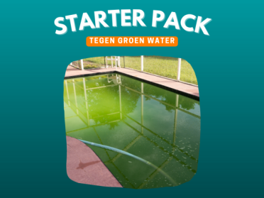Het startpakket tegen groen water in uw zwembad: Krijg weer kristalhelder water!   