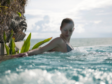 Meditation und Whirlpool 